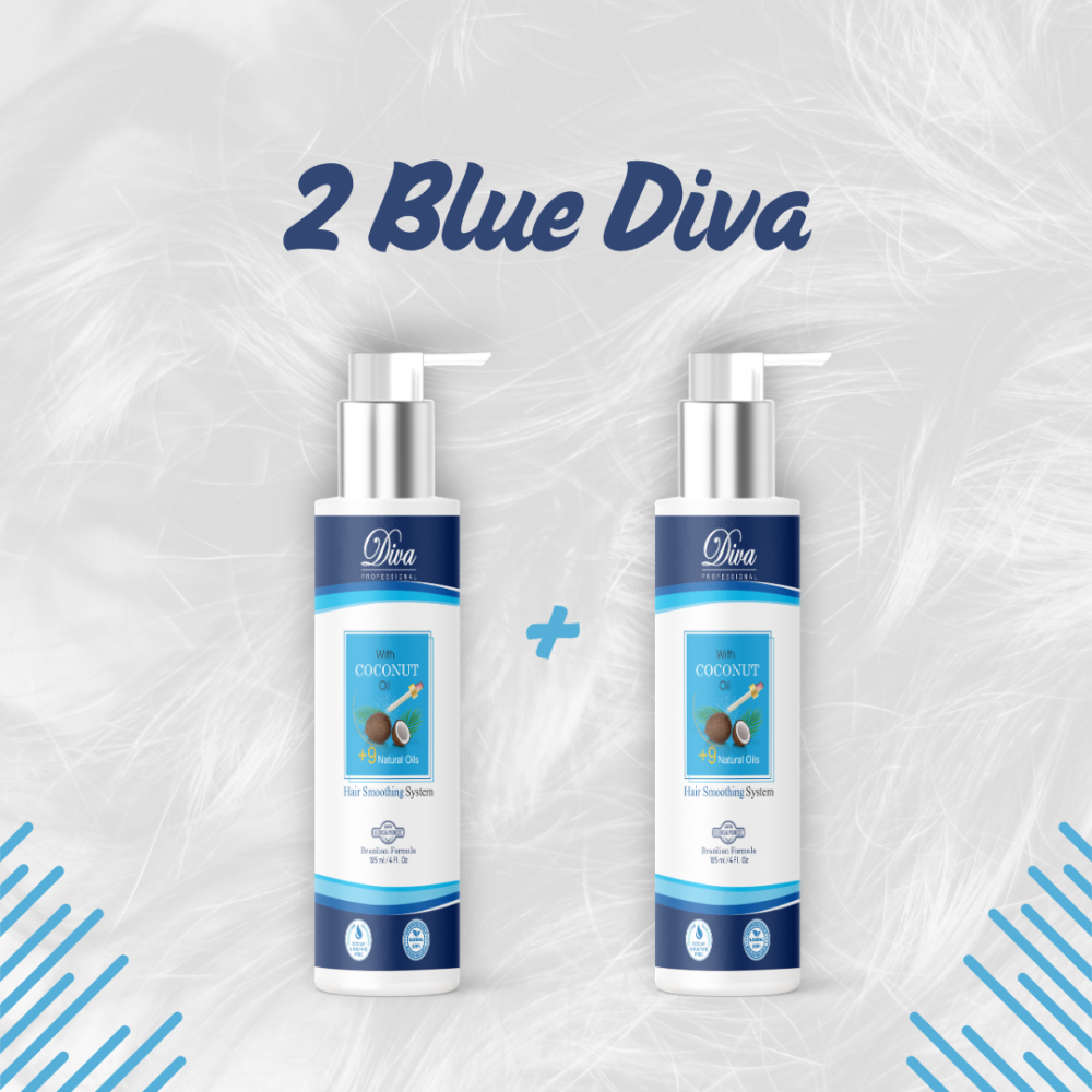 Buy 2 Blue Diva Oil for Smoothing and Straightening Hair with 41% off